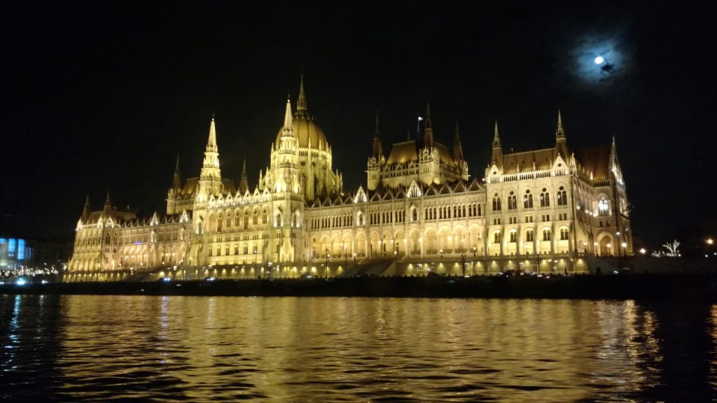 Parliament House (Országház) on the Pest riverbank