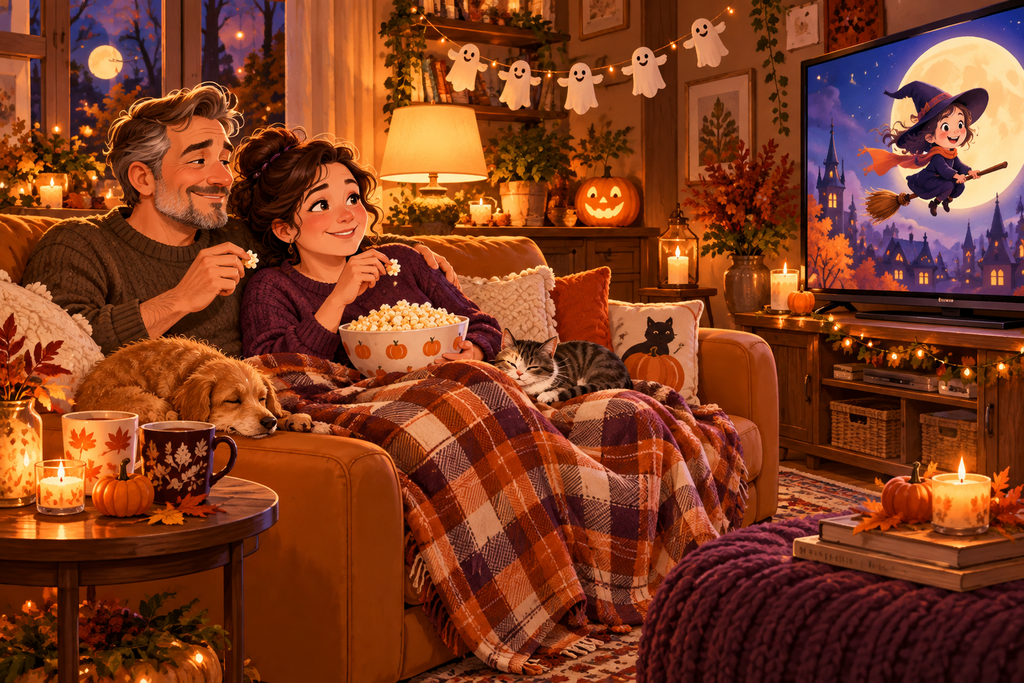 Cozy Halloween Movie Night for Two